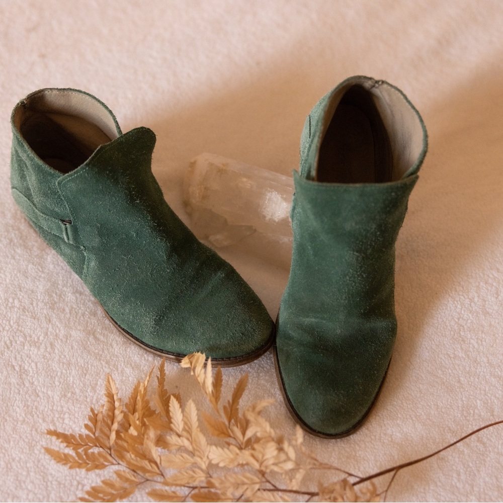 Free People Distressed Booties
